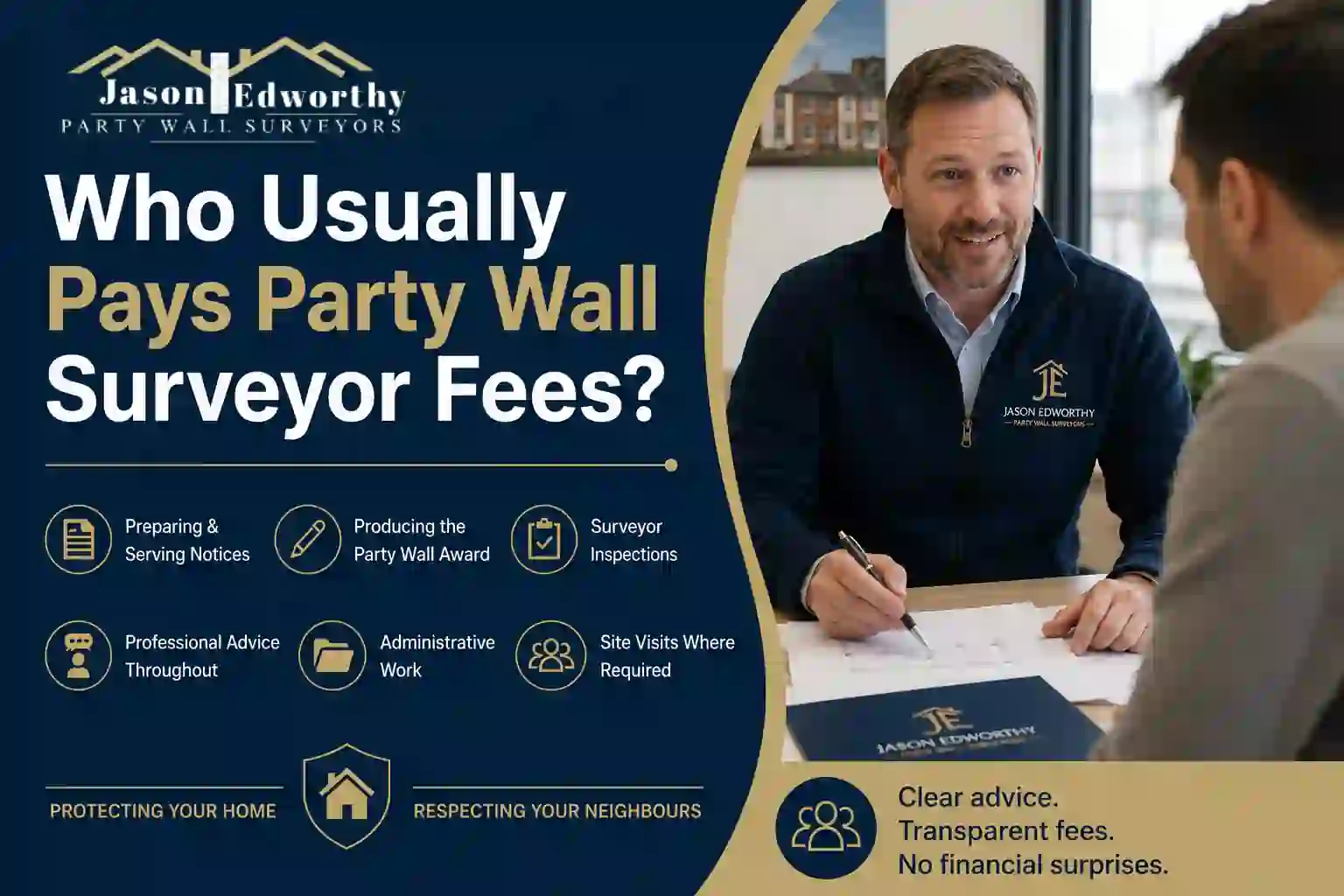 Who Usually Pays Party Wall Surveyor Fees South Hayling?